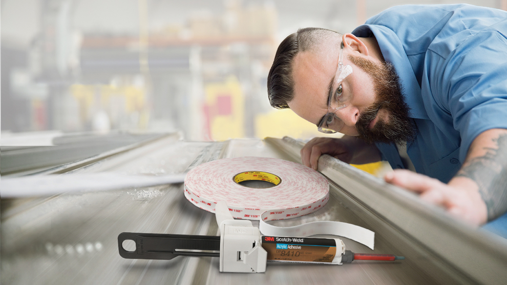 3M™ Produktauswahlhilfe für Industrieklebebänder & Klebstoffe