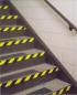 Preview: 3M™ Gefahrenmarkierungsband 5702, Schwarz/Gelb, 50 mm x 33 m, 0.14 mm