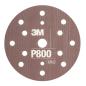 Preview: 3M™ Hookit™ Flexible Schleifscheibe 270J, 150 mm, 15-fach gelocht, P800, 34420