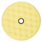 Preview: 3M™ Perfect-It™ Polierschaumpad fein, Quick Connect System, Gelb, Waffelförmig, 150 mm, 50879