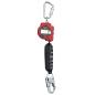 Preview: 3M™ Protecta® Höhensicherungsgerät mit selbstaufrollendem Gurtband, Karabiner, Sicherheitshaken, 11 ft / 3,4 m, 3100647