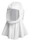 Preview: 3M™ S533 Einweg Leichthaube (weiss) in Größe L mit Hals-/Schulterabdeckung Material: Ventflex