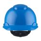 Preview: 3M™ Schutzhelm, Ratschenverschluss, belüftet, Kunststoffschweißband, Blau, H700N-BB