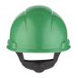 Preview: 3M™ Schutzhelm, Ratschenverschluss, belüftet, Kunststoffschweißband, Grün, H700N-GP