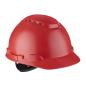 Preview: 3M™ Schutzhelm, Ratschenverschluss, belüftet, Kunststoffschweißband, Rot, H700N-RD