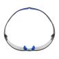 Preview: 3M™ SecureFit™ 400 Schutzbrille, blau/graue Bügel, Scotchgard™ Anti-Fog-/Antikratz-Beschichtung (K&N), graue Scheibe für innen/außen, SF407SGAF-BLU-EU