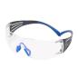 Preview: 3M™ SecureFit™ 400 Schutzbrille, blau/graue Bügel, Scotchgard™ Anti-Fog-/Antikratz-Beschichtung (K&N), transparente Scheibe, SF401SGAF-BLU-EU