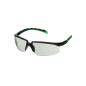 Preview: 3M™ Solus™ 2000 Schutzbrillen, schwarz/grüne Bügel, Antikratz-Beschichtung + (K), graue Scheibe IR 1.7, S2017ASP-BLK, 20 pro Packung