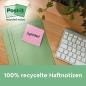 Preview: Post-it® Recycling Notes 6514-1RP, verschiedene Farben, 76 x 76 mm, 12 Blöcke à 100 Blatt, 100% PEFC Recycled SGSCH-PEFC-COC-110078