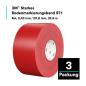 Preview: 3M™ Langlebiges Bodenmarkierungsband 971, Rot, 102 mm x 33 m, 0.24 mm