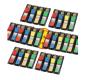 Preview: Post-it® Index Haftstreifen, Mini, Verschiedene Farben, 11.9 mm x 43.2 mm, Promotion, 35 Haftstreifen/Spender, 4 Spender + 2 Gratis/Packung