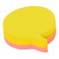 Preview: Post-it® Notes In Stanzform, Sprechblase, Gelb, 70 mm x 70 mm, 76 Blatt/Block, 3 Blöcke/Packung, 100% PEFC, SGSCH-PEFC-COC-110078