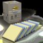 Preview: Post-it® Recycling Notes, Verschiedene Farben, 76 mm x 76 mm, Promotion, 100 Blatt/Block, 8 Blöcke + 2 Gratis/Packung, 100% PEFC, SGSCH-PEFC-COC-110078
