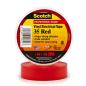 Preview: Scotch® 35 Vinyl Elektro-Isolierband, Rot, 19 mm x 20 m, 018 mm