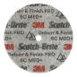 Preview: Scotch-Brite™ Deburr and Finish Pro Kompaktscheibe DP-UW, 75 mm x 19 mm x 6,35 mm, 6C MED+