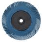 Preview: Scotch-Brite™ Radial Bristle Brush BB-ZB mit Kunststoff-Flansch, blau, 193,5 mm x 25,4 mm, P400, Typ C