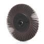 Preview: Scotch-Brite™ Radial Bristle Brush BB-ZB mit Kunststoff-Flansch, braun, 152,4 mm x 12,7 mm x 25,4 mm, P36, Typ A