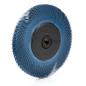 Preview: Scotch-Brite™ Radial Bristle Brush RB-ZB mit Kunststoff-Flansch, blau, 152,4 mm x 11,11 mm x 25,4 mm, P400, Typ C