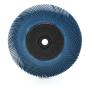 Preview: Scotch-Brite™ Radial Bristle Brush RB-ZB mit Kunststoff-Flansch, blau, 152,4 mm x 11,11 mm x 25,4 mm, P400, Typ C