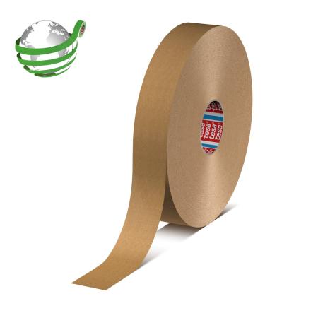 tesa® 4513 Hochwertiges Verpackungsklebeband aus Papier, 500m x 50mm, chamois