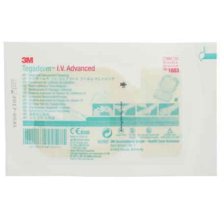 Preview: 3M™ Tegaderm™ IV Advanced, 1689, 10 cm x 15,5 cm, VE=25 Stk/BX,4BX/CA