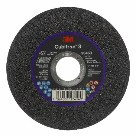 3M™ Cubitron™ 3 Trennscheibe, 115 mm x 1 mm x 22,23 mm, 33463
