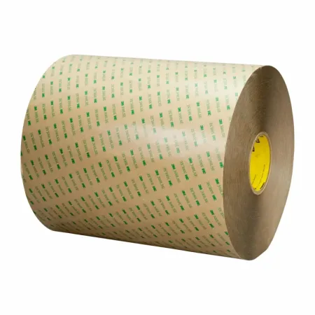 3M™ Doppelseitiges Klebeband mit Polyester-Träger 93020LE, Transparent, 203 mm x 0.2794 m, 0.2 mm, Musterbogen