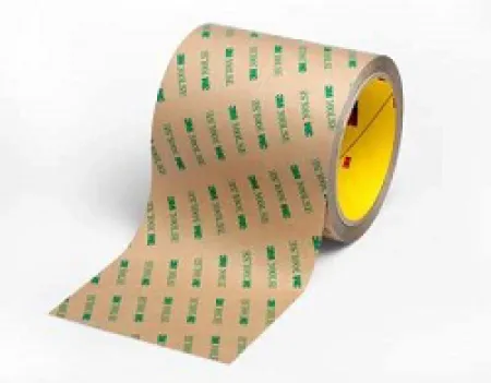 3M™ Doppelseitiges Klebeband mit Polyester-Träger 9495LE, Transparent, 203,2 mm x 0.2794 m, 0.17 mm, Musterbogen