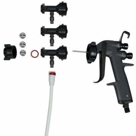 3M™ Hochleistungs-Sprühapplikatorset für wasserbasierte Zylinderflaschen, Spritzpistole, Düsenkörper (3), Kappe, Dichtung (2), Spitzen (3)