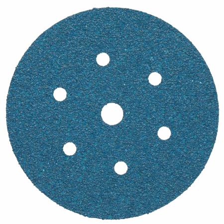3M™ Hookit™ Blau Schleifscheibe 521U, 150 mm, Multihole, 36E, 36510