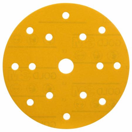 3M™ Hookit™ Easy Gold Schleifscheibe 288U, 150 mm, 15-Loch, 320, 41095