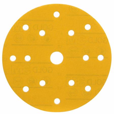 3M™ Hookit™ Soft Gold Schleifscheibe 288U, 150 mm, 15-Loch, 400, 41089