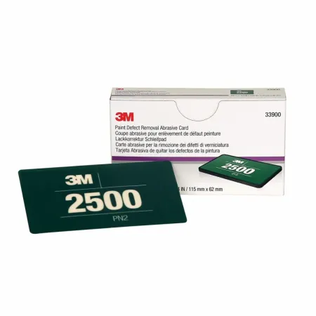3M™ Lackkorrektur Handschleifsystem, Schleifblüte, 2500, kartenformat 115 x 67 mm, 10 Stück / Karton