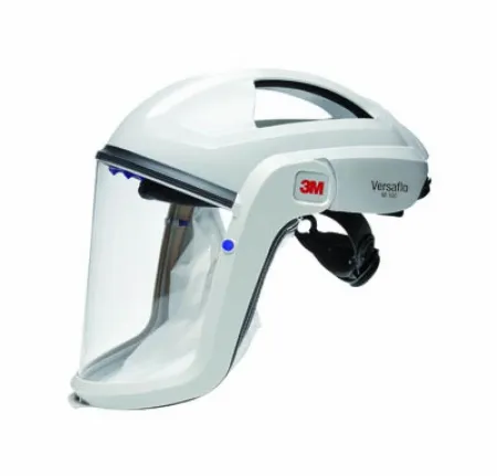 3M™ M107 Gesichtsschild mit Gesichtsabdichtung (schwer entflammbar) und Polycarbonat Visier klar