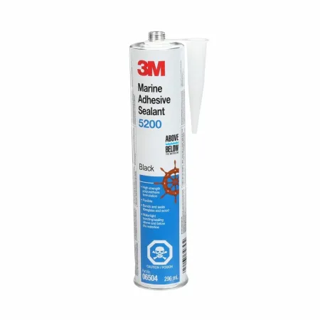 3M™ Marine Kleb- und Dichtmasse auf Polyurethanbasis 5200, Black, 295 ml, PN06504