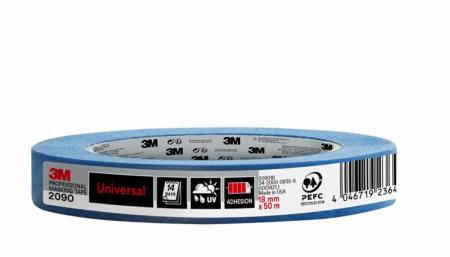 3M™ Malerabdeckband 2090, 18 mm x 50 m, 1 Rolle/Packung - 70% PEFC SGSCH-PEFC-COC-110078