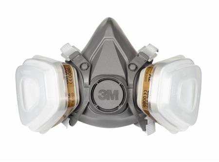 3M™ Mehrweg-Atemschutzmaske für Lackierarbeiten Starter-Paket, A2P3 R Filter, große Maske 50687