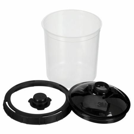 3M™ PPS™ Basic Serie Deckel-und Innenbecher-Kit, Standard, 650 ml, 125 µm, PBS125