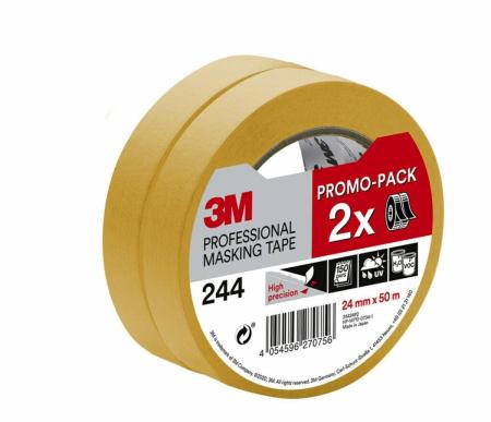 3M™ Malerabdeckband 244, hohe Präzision