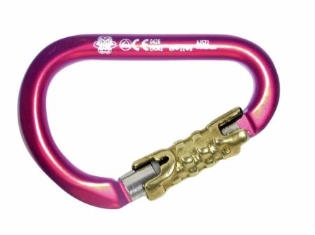 3M™ Protecta® Selbstschließender/Dreifachverriegelnder Karabiner, Aluminium, 24 mm Öffnung, AJ572