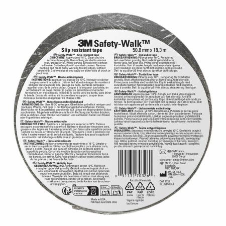 3M™ Safety-Walk™ Antirutschbelag 7732, Allzweck, Innen- und Außenbereich, Schwarz, 50.8 mm x 18.3 m, 1 Rolle/Packung