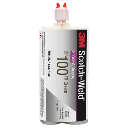 3M™ Scotch-Weld™ 2-Komponenten-Konstruktionsklebstoff auf Epoxidharzbasis DP100FR, Beige, 400 ml