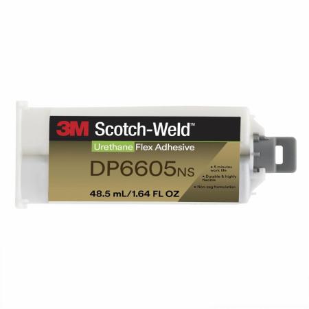 3M™ Scotch-Weld™ 2-Komponenten-Konstruktionsklebstoff auf Polyurethanbasis DP6605NS, Schwarz, 48.5 ml Duo-Pak