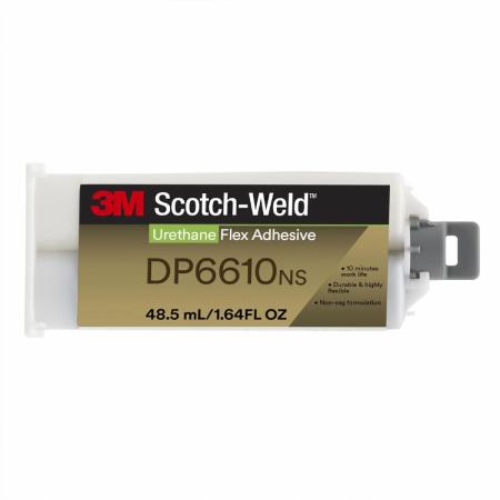 3M™ Scotch-Weld™ 2-Komponenten-Konstruktionsklebstoff auf Polyurethanbasis DP6610NS, Schwarz, 48.5 ml Duo-Pak