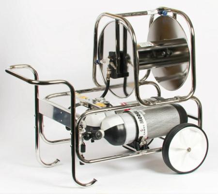 3M™ Scott™ Modulair Airline Trolley System with Hose Reel 1051844, 2Person, 2 Cylinder