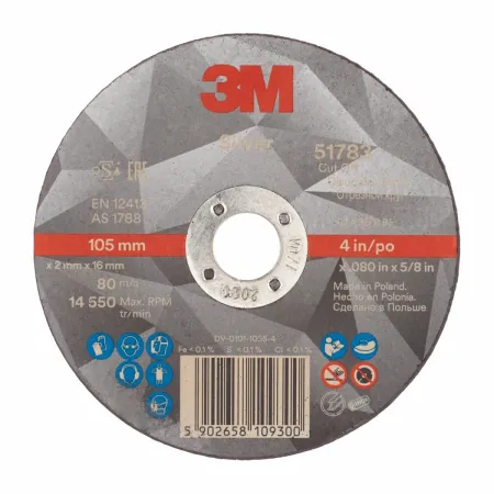 3M™ Silver Trennscheibe, T41, 105 mm x 2,0 mm x 16 mm