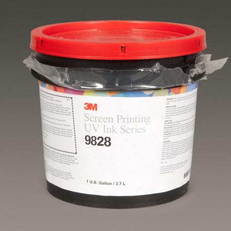 3M™ UV-Siebdruckfarbe 9828, Transparent Rot, 3,78 Liter