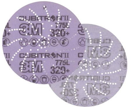 Preview: 3M Xtract™ Cubitron™ II Filmscheibe 775L, 125 mm, 320+, multihole