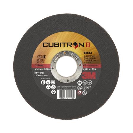3M™ Cubitron™ II Trennscheibe, T41, 115 mm x 1,0 mm x 22 mm, A60