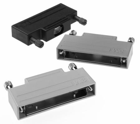 3M™ 10326-32J0-000, MDR Rundkabel Verbinder Griffkappe, 180° Kabelausgang, Plastik, 26-pol, 103 Serie, Beige